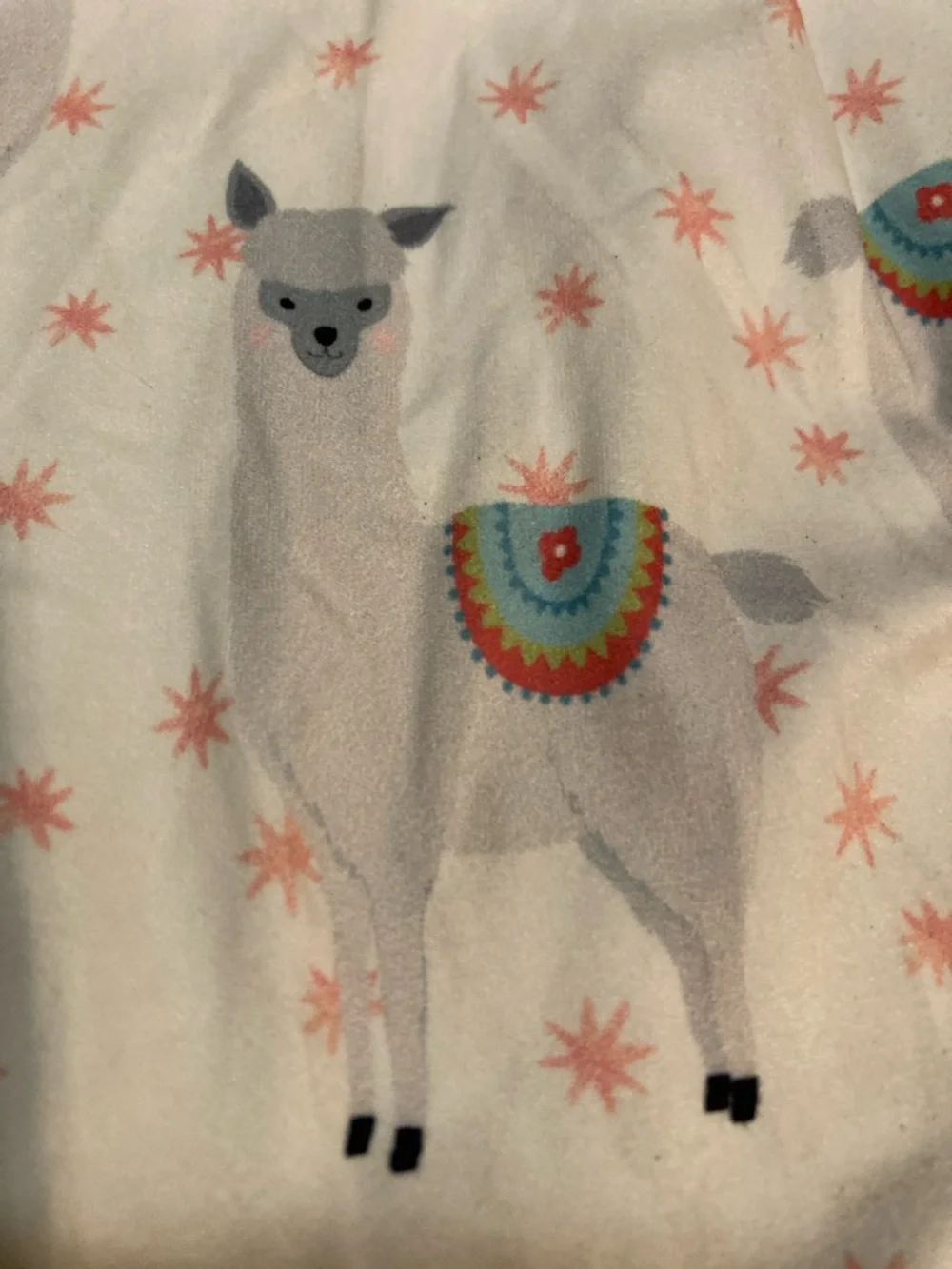 Pete + Lucy Flutter Sleeve Dress Llamas - Picture 3 of 4